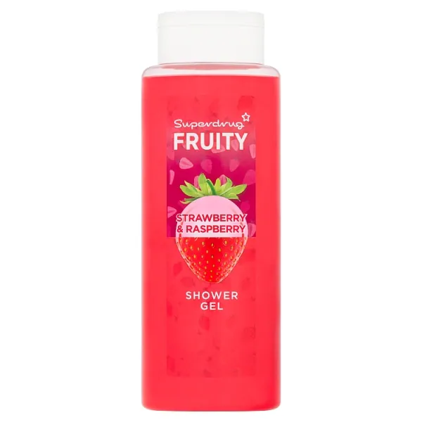 Superdrug Fruity Strawberry and Raspberry Showerl Gel 500ml