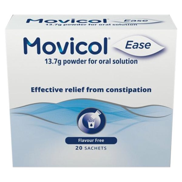 Movicol Ease Plain 20 Sachet Pack For Constipation