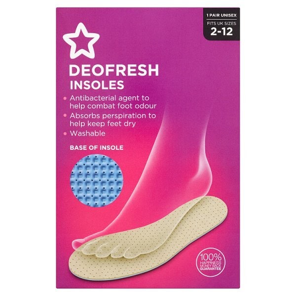 Superdrug Deofresh Insoles 1 Pair