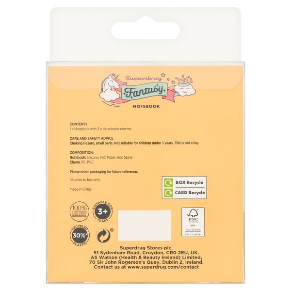 Superdrug Fantasy Notebook Charms