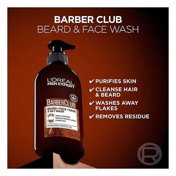 L'Oréal Men Expert Barber Club Beard Face Wash 200ml