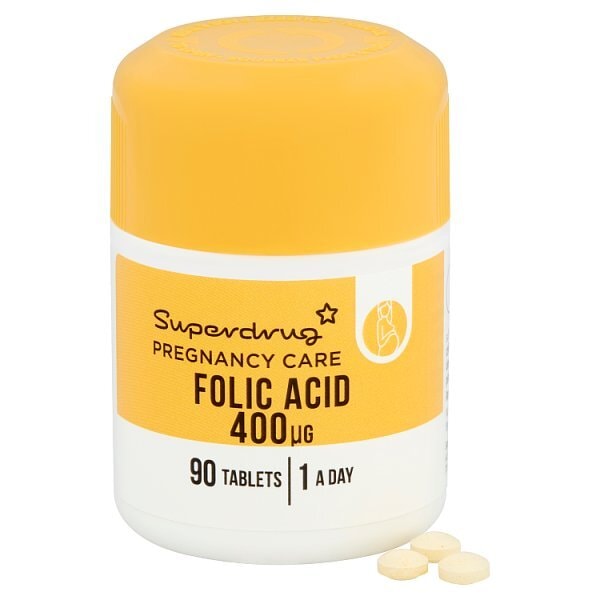 Superdrug Folic Acid - 90 Tablets
