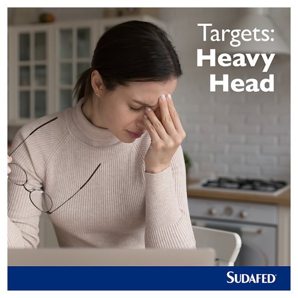 Sudafed Congestion & Headache Relief Capsules 16s