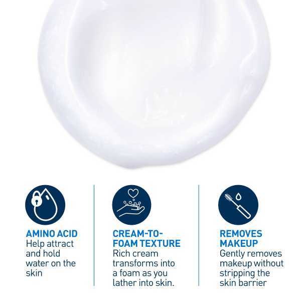 CeraVe Cream-to-Foam Cleanser with Amino Acids Normal - Dry Skin 236ml