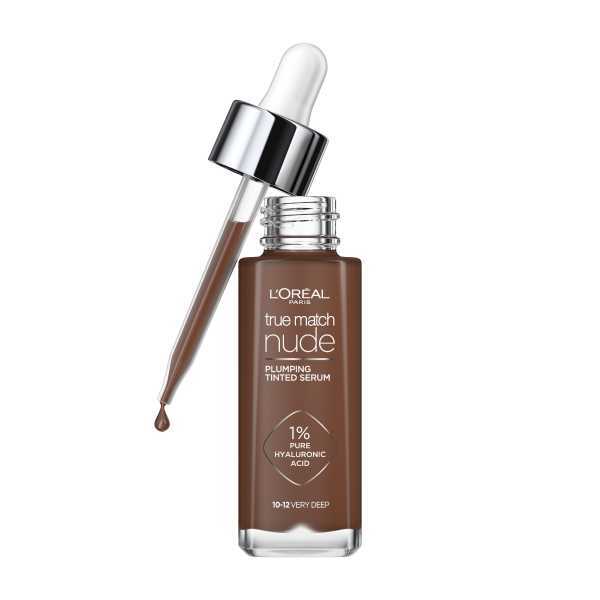 L'Oréal Paris True Match Nude Tinted Serum 10-12 Very Deep
