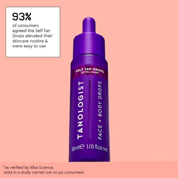 Tanologist  Face + Body Self Tan Drops Extra Dark 30ml