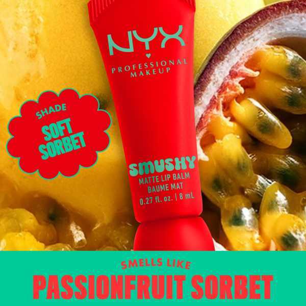NYX Professional Makeup Smushy Matte Lip Balm Soft Sorbet