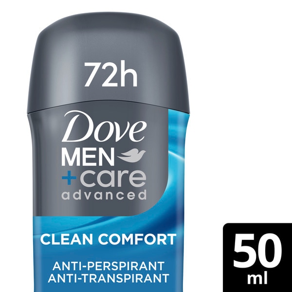 Dove Men+Care Advanced Clean Comfort Anti-Perspirant Stick 50 ml
