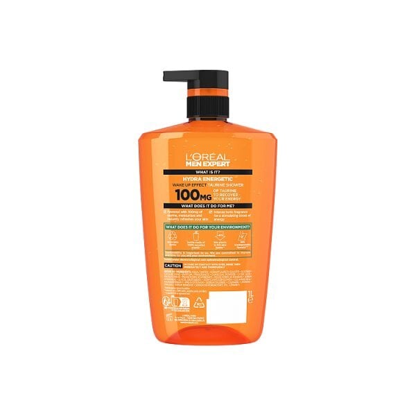 L'Oréal Men Expert Hydra Energetic Shower Gel Large XXL 1L