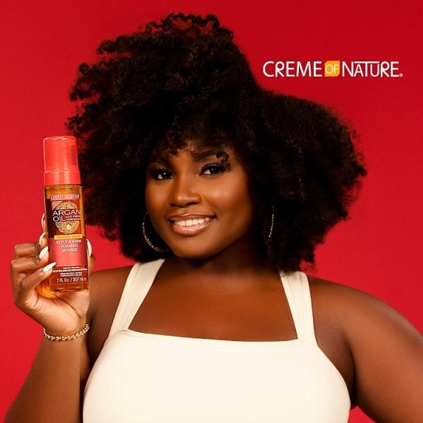 Creme of Nature Argan Oil Style & Shine Foaming Mousse 207ml