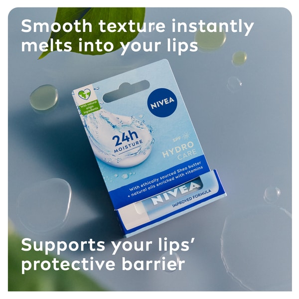 NIVEA 24H Moisture Hydro Care Lip Balm Spf15 4.8G
