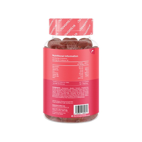 Novomins PCOS Inositol 60 Gummies