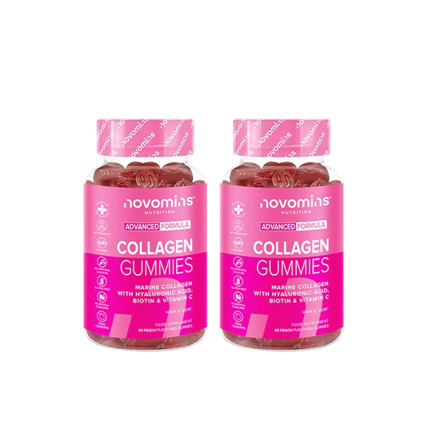 Novomins Collagen Gummies 60 Gummies X2 Bundle