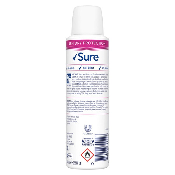 Sure Bright Bouquet Anti-Perspirant Aerosol 150 ml