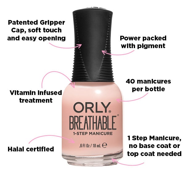 Orly Breathable Nail Polish - Kiss Me I'm Kind 18ml