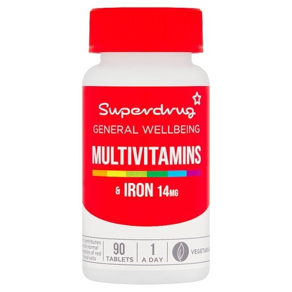 Superdrug Multi-vitamins With Iron 90s