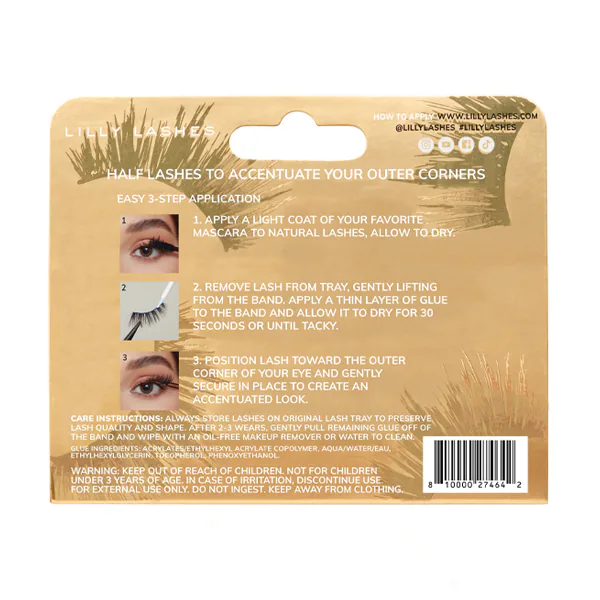 Lilly Lashes Brilliant Half Lash