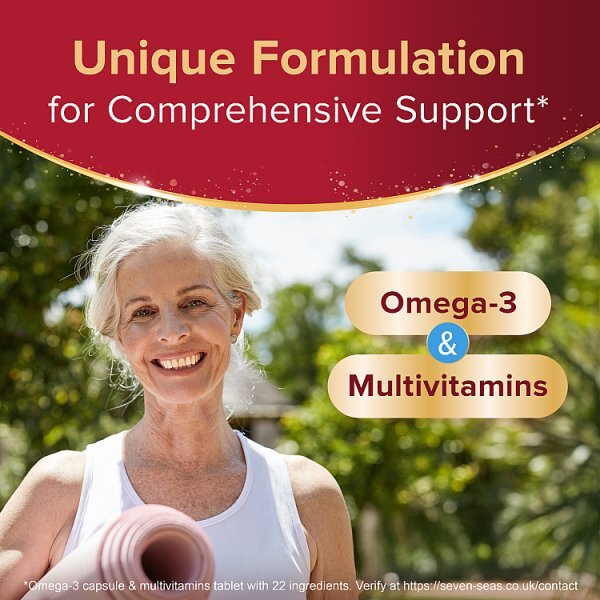 Seven Seas Omega 3 & Multivitamins Woman 50+ Duo