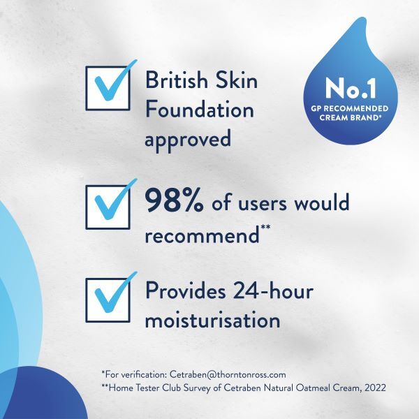 Cetraben Natural Oatmeal Cream 475G