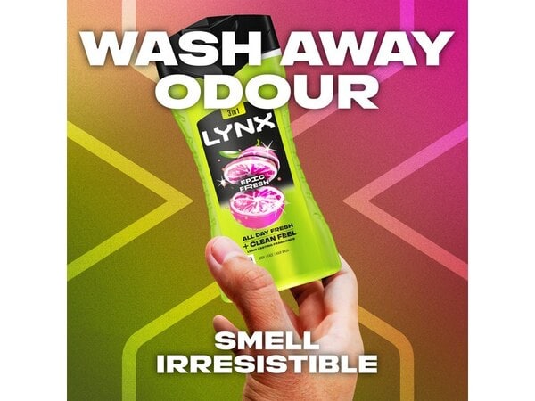 Lynx Epic Fresh 3-in-1 Body Wash Shower Gel  225 ml