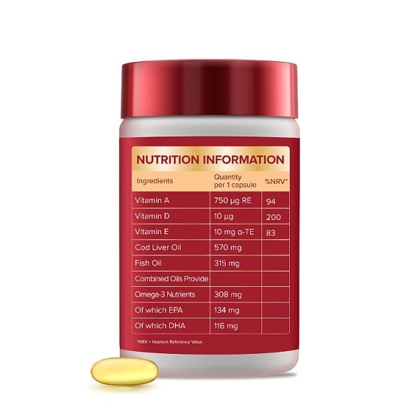 Seven Seas Cod Liver Oil Max Strength Omega-3