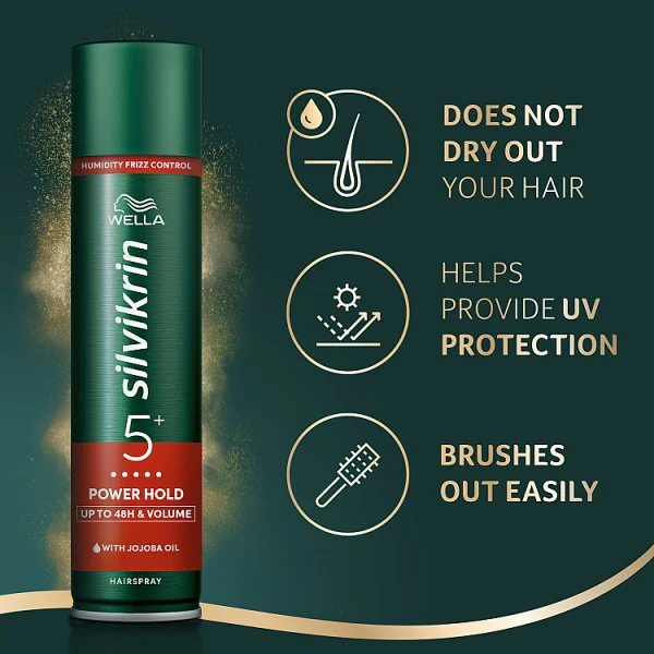 Wella Silvikrin Power Hold Hairspray 400ml