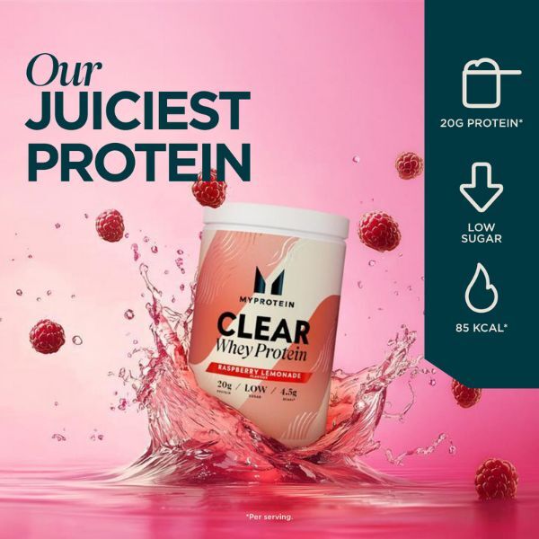 Myprotein Clear Whey Isolate, Raspberry Lemonade 250g