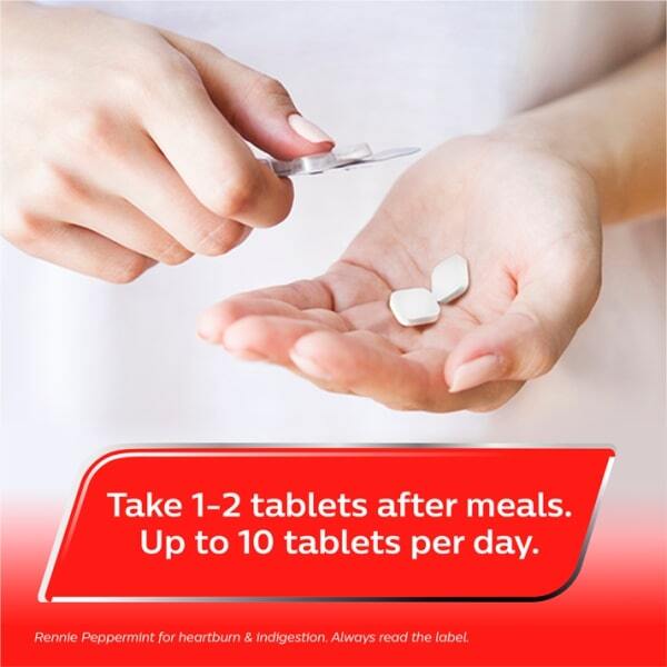 Rennie Mixed Flavours Heartburn & Indigestion 2 x 24 Tablets