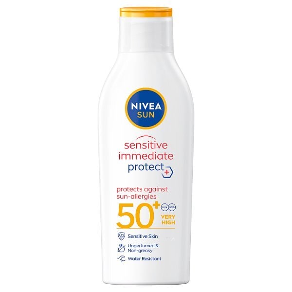 NIVEA SUN Sensitive Allergy Protect Sun Cream SPF50+ 200ml