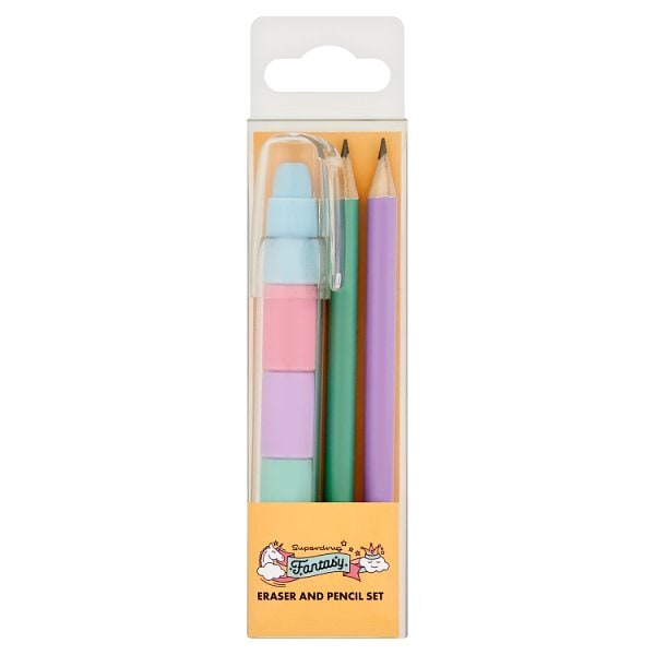 Superdrug Fantasy Eraser Pencil Set