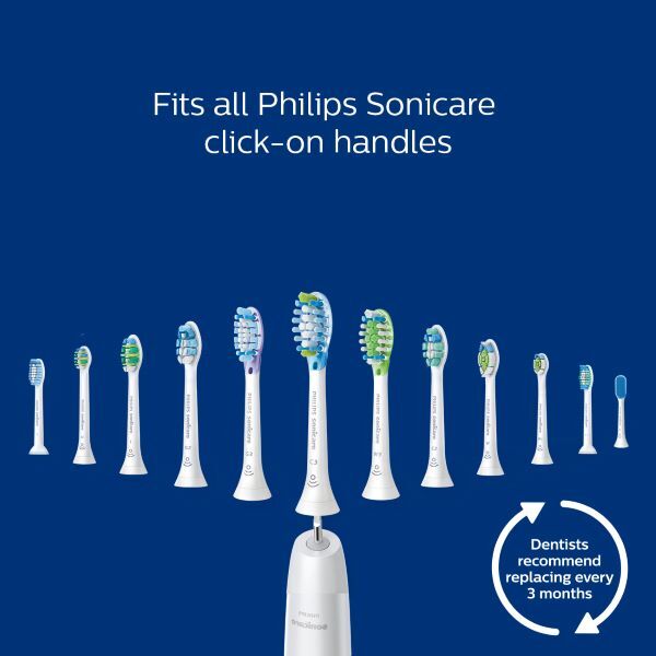 Philips Sonicare C1 ProResults, Toothbrush Heads, 2+1 Pack, HX6013/10