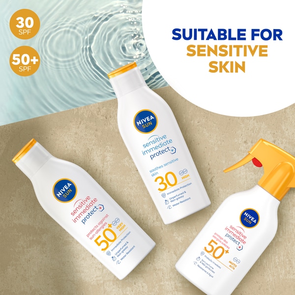 NIVEA SUN Sensitive Allergy Protect Sun Cream SPF50+ 200ml