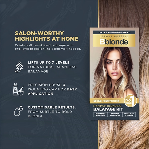 Jerome Russell Bblonde Balayage Kit 30 Cream Peroxide 75ml & Sachet