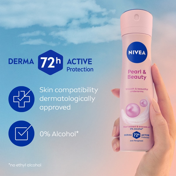 NIVEA Anti-Perspirant Deodorant Spray Pearl & Beauty 150ml