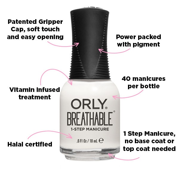 Orly Breathable Nail Polish - White Tips 18ml