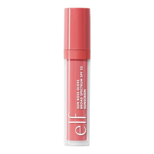 e.l.f. Sun Boss Gloss SPF Lip Gloss Blush Much