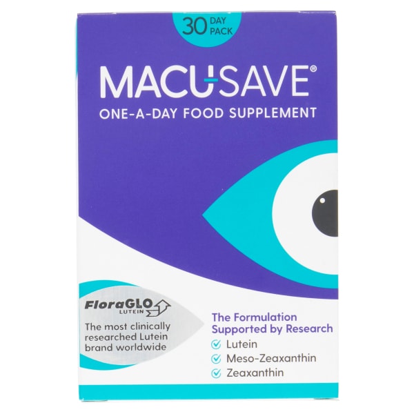 Macu-Save Eye Health Food Supplement 30 Capsules