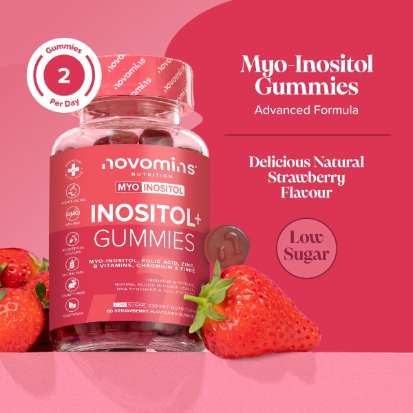Novomins PCOS Inositol 60 Gummies