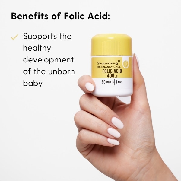 Superdrug Folic Acid - 90 Tablets
