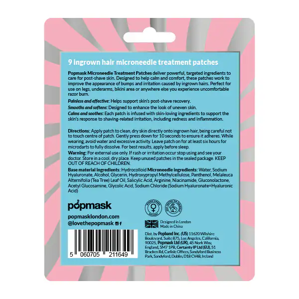 Popmask - Bye Bye Ingrown Hairs Microdart Patches