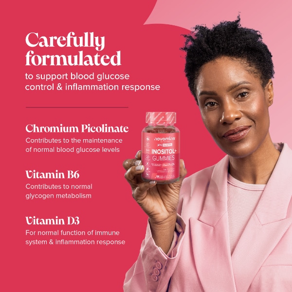 Novomins PCOS Inositol 60 Gummies