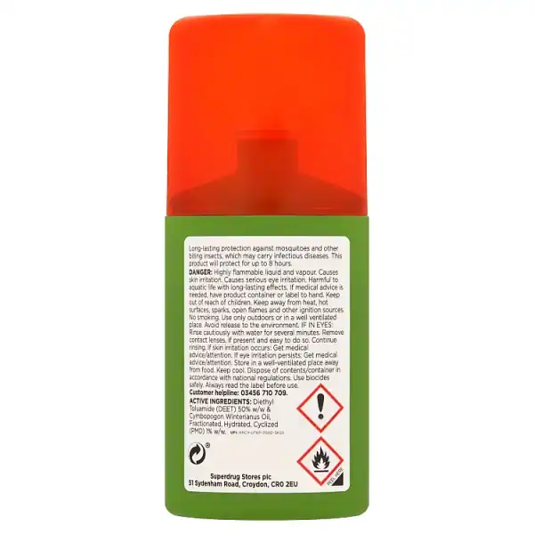 Superdrug Buzz Off Extra Strength Insect Repellent 100ml