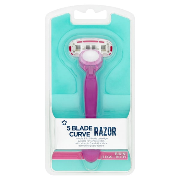 Superdrug Curve 5 Blade System Razor