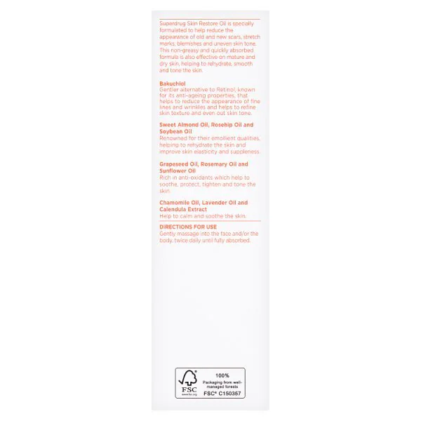 Skin Restore Face and Body Oil 200ml