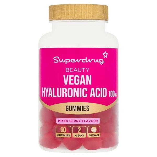 Superdrug Hyaluronic Acid Vegan Gummies 60s