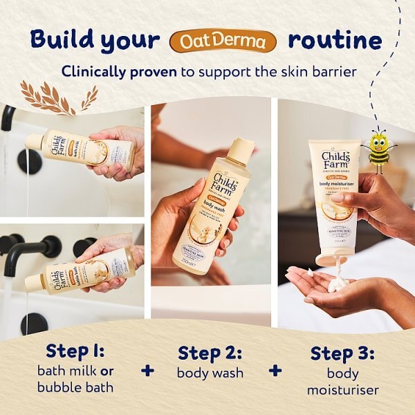 Childs Farm Oatderma Body Moisturiser Fragrance-Free 200Ml