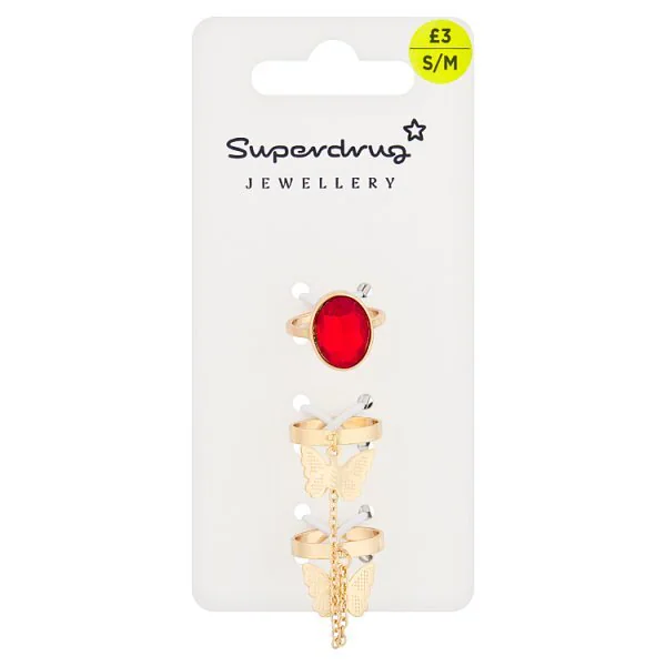 Superdrug Burgundy Ring 2pk S/m