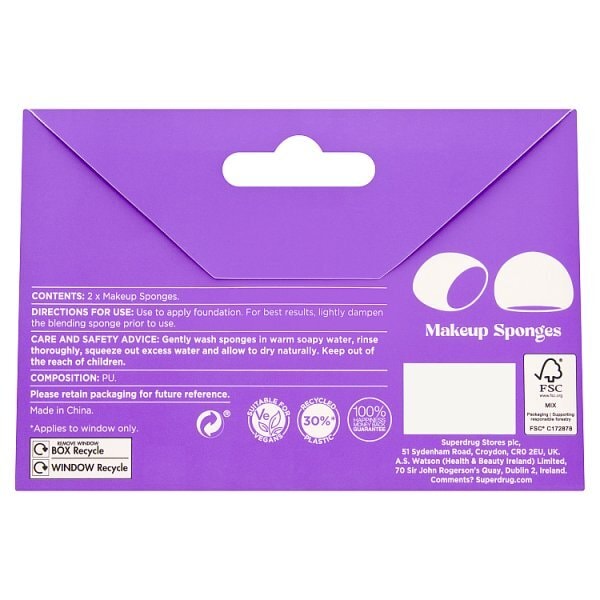 Superdrug Blending Sponge 2 Pack