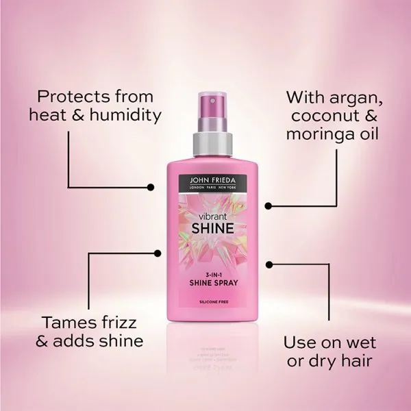 John Frieda Vibrant Shine 3-In-1 Spray 150Ml