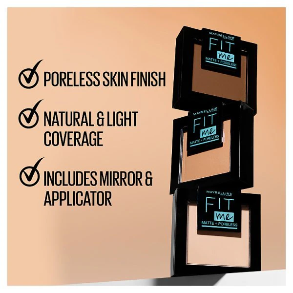 Maybelline Fit Me Matte & Poreless Powder Ivory